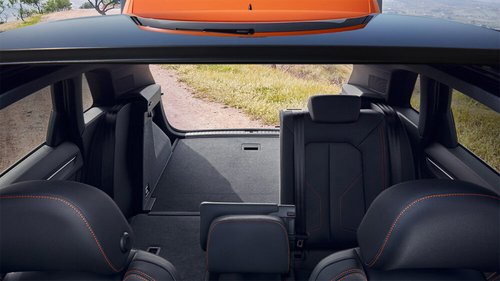Porta-malas e espaço interno do Audi Q3