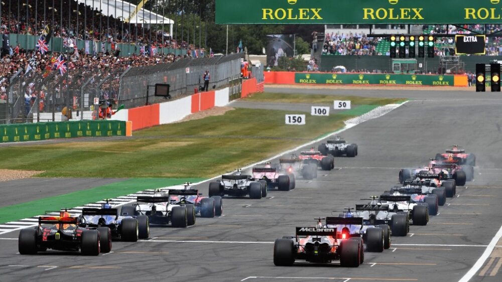 Grid de largada da Fórmula 1