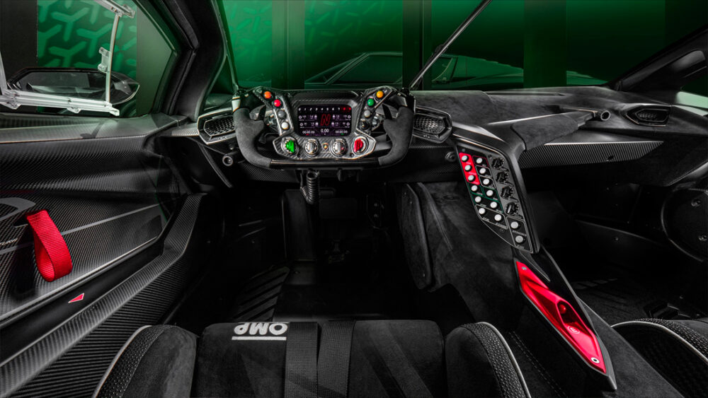 Interior do Lamborghini Essenza SCV12