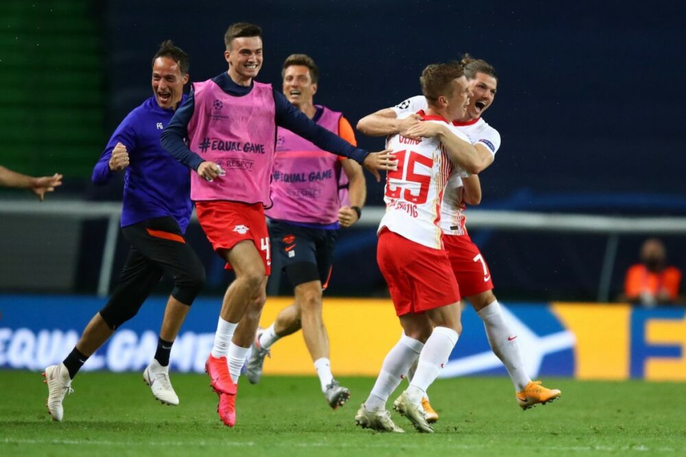 RB Leipzig garantiu classificação com gol no fim