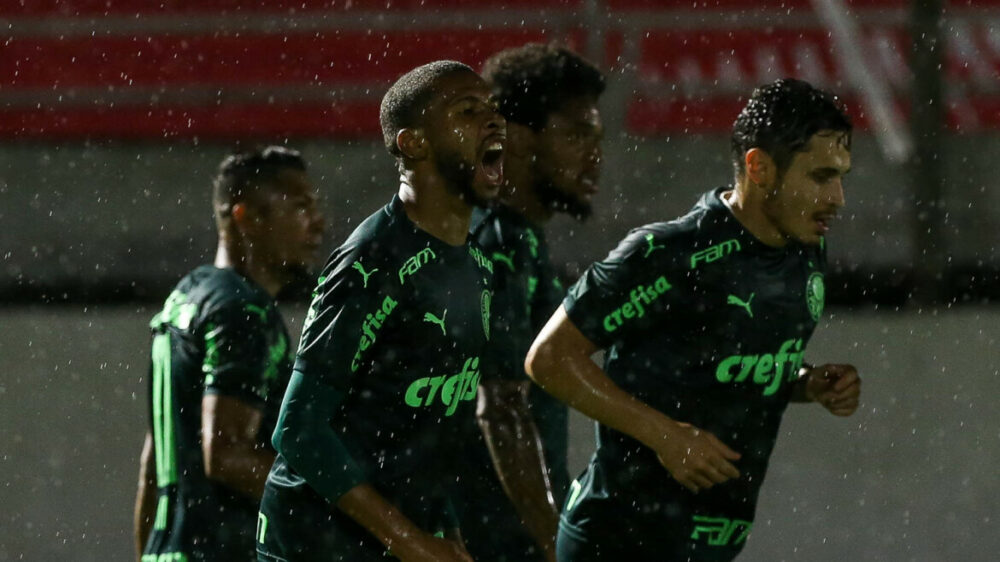 Wesley marcou um dos gols do Palmeiras