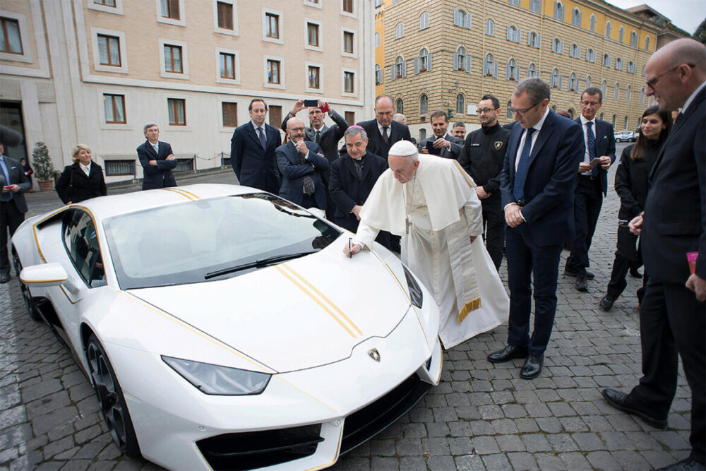 Lamborghini Huracan do Papa Francisco