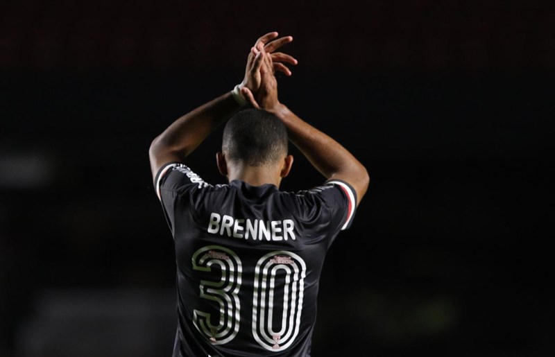 Brenner, agora ex-jogador do São Paulo