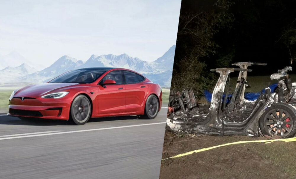 Acidente com Tesla Model S