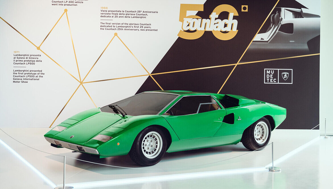 Lamborghini Countach no Museu da Lamborghini