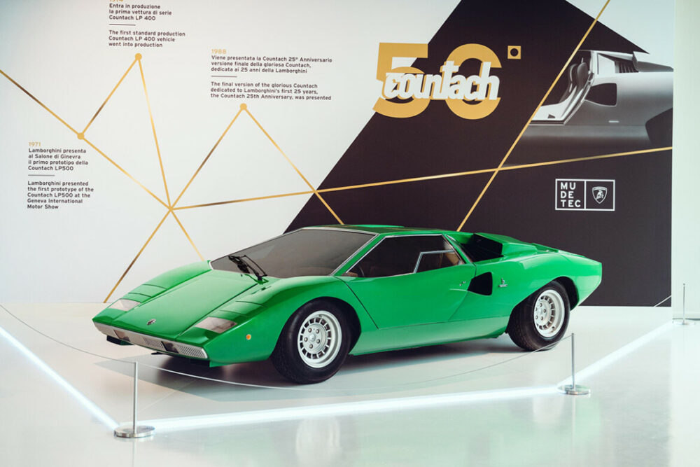 Lamborghini Countach no Museu da Lamborghini