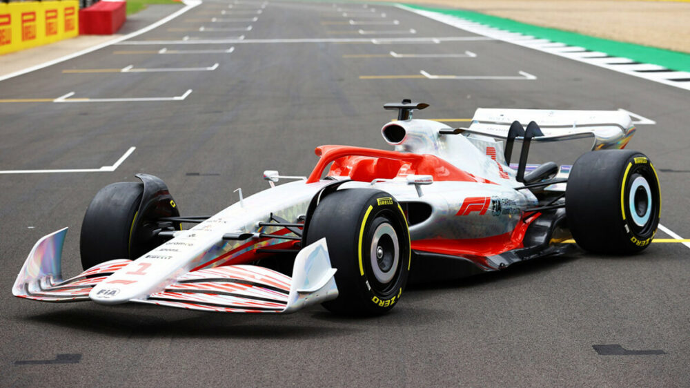 Protótipo do carro da F1 de 2022