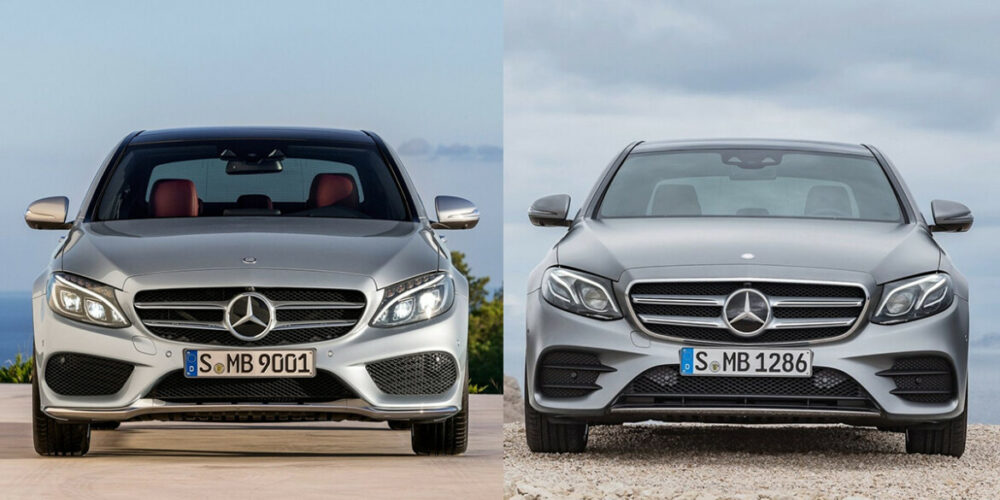 Mercedes Classe C 2015 e Classe E 2017