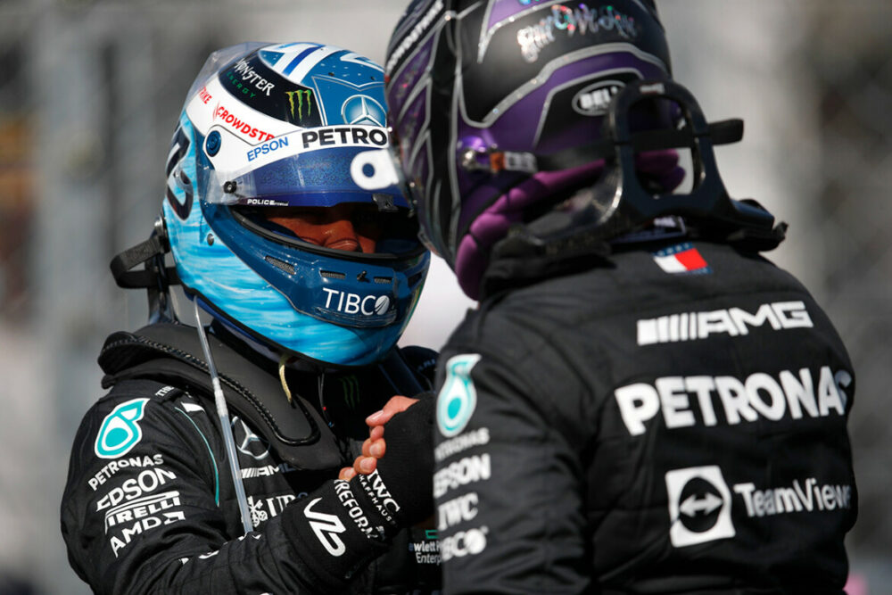 Dobradinha da Mercedes com Hamilton e Bottas