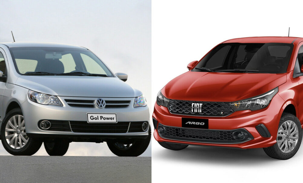 VW Gol 2011 e Fiat Argo 2021