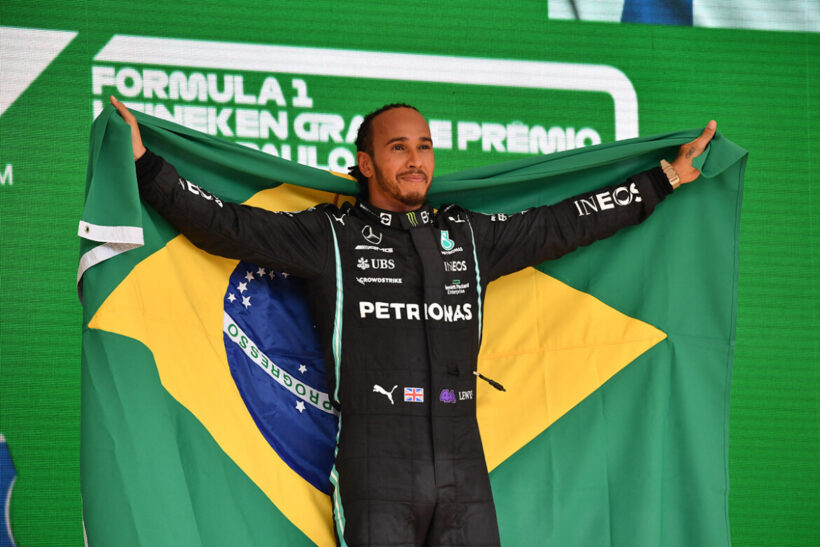 Lewis Hamilton no GP de São Paulo