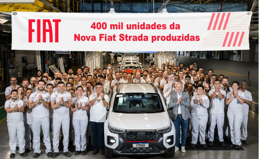 Fiat Strada atinge 400 mil unidades produzidas