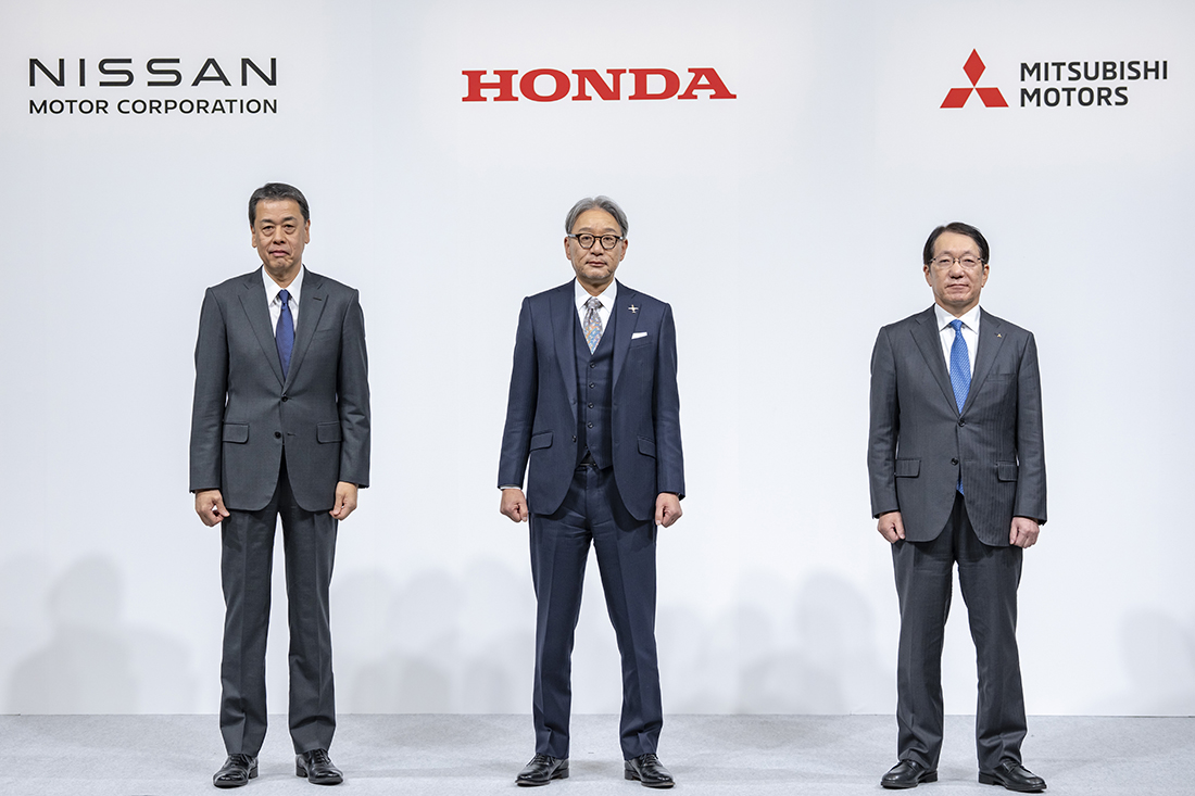 Nissan, Honda e Mitsubishi