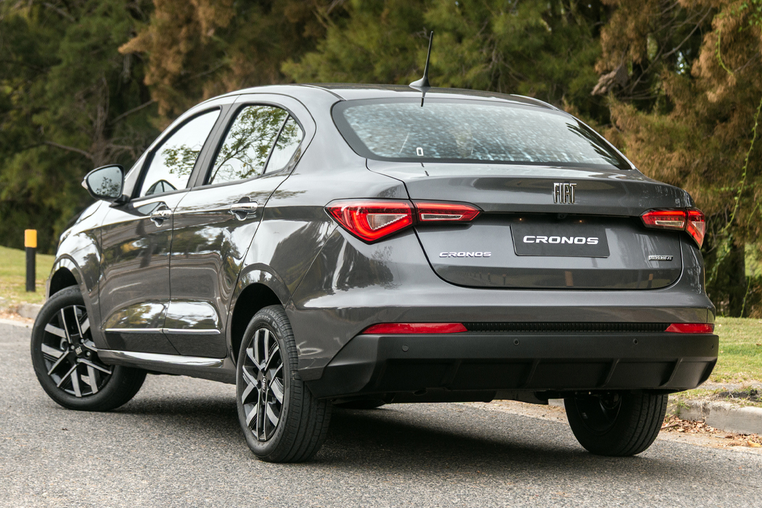 Traseira do Novo Fiat Cronos