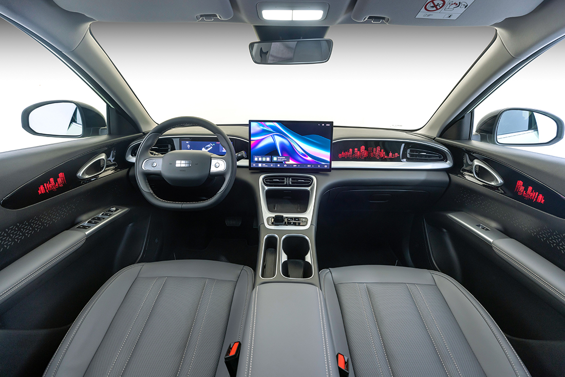 Interior do Geely EX2